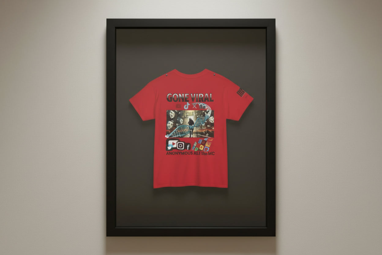Gone Viral Whiteline T-Shirt ("Anonymous All the MC")
